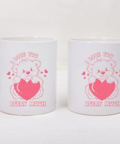 I Love You Beary Much Coffee Mug, Funny Mug, Valentines Gift, Gift For Him, Gift For Her, Cute Valentines Mug
