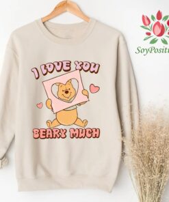 I Love You Beary Much Shirt, Winnie The Pooh Shirt, Disney Valentine Shirt, Disney World Shirt, Disneyland Shirt