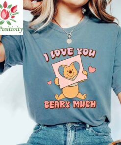 I Love You Beary Much Shirt, Winnie The Pooh Shirt, Disney Valentine Shirt, Disney World Shirt, Disneyland Shirt