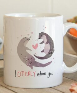 I Otterly Adore You Mug, Valentines Gift, Anniversary Gift, Gift For Her, Valentines Day, Valentines Day Gift, Gift For Wife