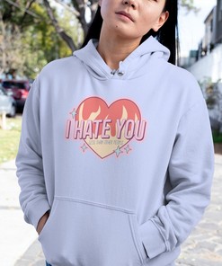 IHU Less Than Other People Hoodie, Cute Hoodie, Cute Gift, Hoodie, Aesthetic Hoodie, Kawaii Clothing, Valentine's Day Gift, Unisex