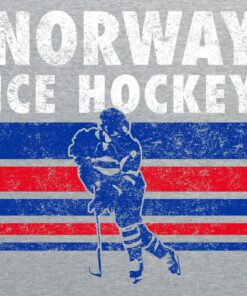 Ice Hockey Norway - Winter Sports Shirt Sweatshirt Pullover Hoodie Reprinted Full Color Full Size