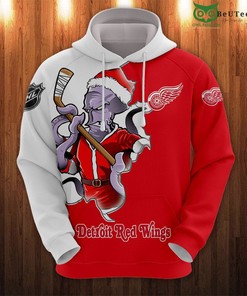 Ice Hockey Team Detroit Red Wings 3D Hoodie Zip Hoodie, Nhl 3D All Over Print Hoodie Zip Hoodie