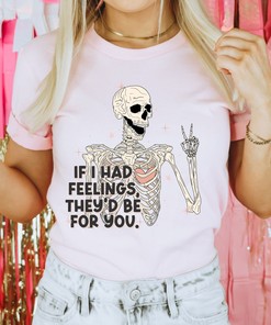 If I Had Feelings They'd Be For You Valentine's Day Shirt Unisex Jersey Short Sleeve Tee Winter Shirt Sarcastic Valentine's Shirt Funny