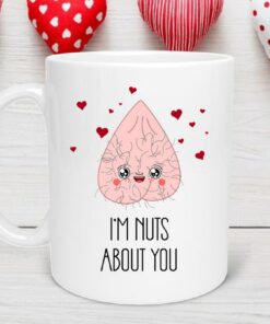 I'm Nuts About You Valentine's Day Mug, Love You Valentine’s Day Gift, Valentine Day Mug, Anniversary Mug, Adult Love Mug