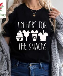 Im here for the snacks T-Shirt Inspired by Disneyland, Summer Vacation, Disneyland Trip T-Shirt, Women's Unisex Disney T-Shirt