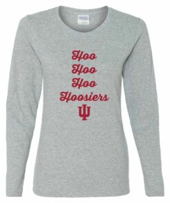 Indiana Hoosiers Spirited Script Shirt Sweatshirt Pullover Hoodie Reprinted Full Color Full Size