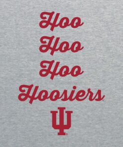 Indiana Hoosiers Spirited Script Shirt Sweatshirt Pullover Hoodie Reprinted Full Color Full Size