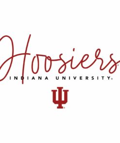 Indiana Hoosiers Thin Script Shirt Sweatshirt Pullover Hoodie Reprinted Full Color Full Size