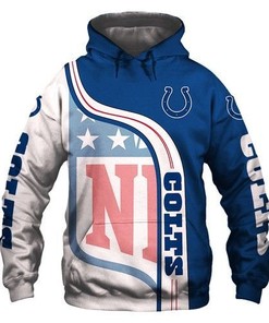 Indianapolis Colts Nfl 3D All Over Print Zip Up Hoodie Options