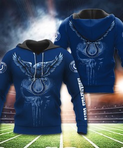 Indianapolis Colts Nfl 3D Hoodie Zip Hoodie, Nfl 3D All Over Print Hoodie Zip Hoodie