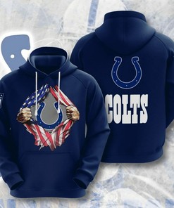 Indianapolis Colts Tearing Open Logo 3D Hoodie Zip Hoodie, Nfl 3D All Over Print Hoodie Zip Hoodie