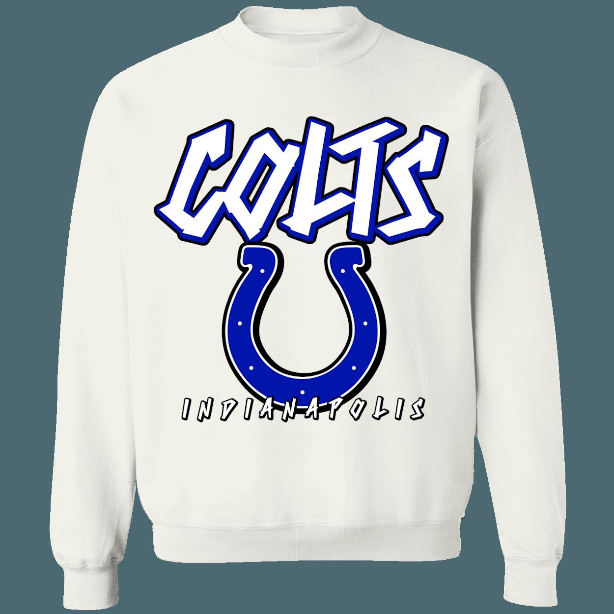 Indianapolis Colts Vintage 90's NFL Crewneck Sweatshirt Hoodie Shirt Gifts for Fans - Image 3
