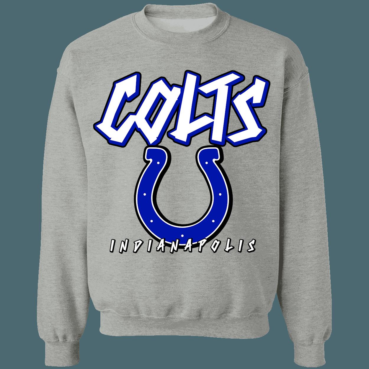 Indianapolis Colts Vintage 90's NFL Crewneck Sweatshirt Hoodie Shirt Gifts for Fans - Image 4