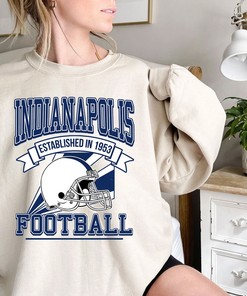 Indianapolis Football Team Sweatshirt, Retro Indianapolis Football Crewneck Sweatshirt, American Football Fan, NFL Shirt