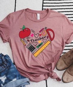 Inspirational Teacher Shirts, Teach Love Inspire Shirt, Back To School Shirt, First Grade Teacher Shirts, Teacher Appreciation Shirt