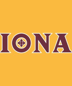 Iona University Gaels Secondary Logo Shirt Sweatshirt Pullover Hoodie Reprinted Full Color Full Size
