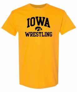 Iowa Hawkeyes Arch Logo Wrestling Shirt Sweatshirt Pullover Hoodie Reprinted Full Color Full Size