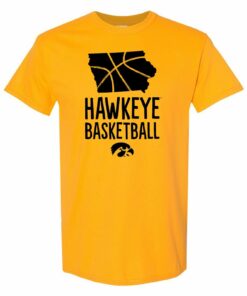 Iowa Hawkeyes Basketball Brush State Shirt Sweatshirt Pullover Hoodie Reprinted Full Color Full Size