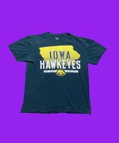 Iowa Hawkeyes College T-Shirt Sweatshirt Pullover Hoodie Reprinted Full Color Full Size Gift For NCAA Fans