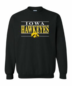 Iowa Hawkeyes Headline Shirt Sweatshirt Pullover Hoodie Reprinted Full Color Full Size