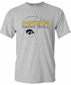 Iowa Hawkeyes University Basketball Sketch Shirt Sweatshirt Pullover Hoodie Reprinted Full Color Full Size