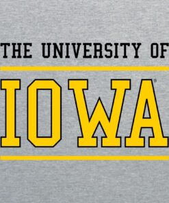Iowa Hawkeyes University Block Shirt Sweatshirt Pullover Hoodie Reprinted Full Color Full Size