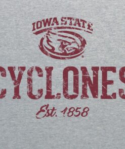 Iowa State Cyclones Established Arch Logo Unisex Shirt Sweatshirt Pullover Hoodie Reprinted Full Color Full Size