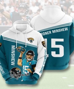 Jacksonville Jaguars 15 Gardner 3D Hoodie Zip Hoodie, Nfl 3D All Over Print Hoodie Zip Hoodie