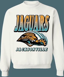 Jacksonville Jaguars 1990's Retro NFL Crewneck Sweatshirt Hoodie Shirt Gifts for Fans