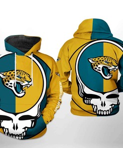 Jacksonville Jaguars Nfl Grateful Dead 3D All Over Print Zip Up Hoodie Option