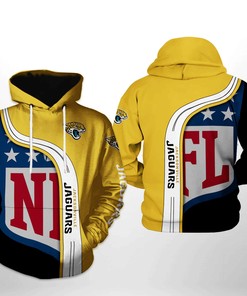 Jacksonville Jaguars Nfl Team 3D All Over Print Zip Up Hoodie Option