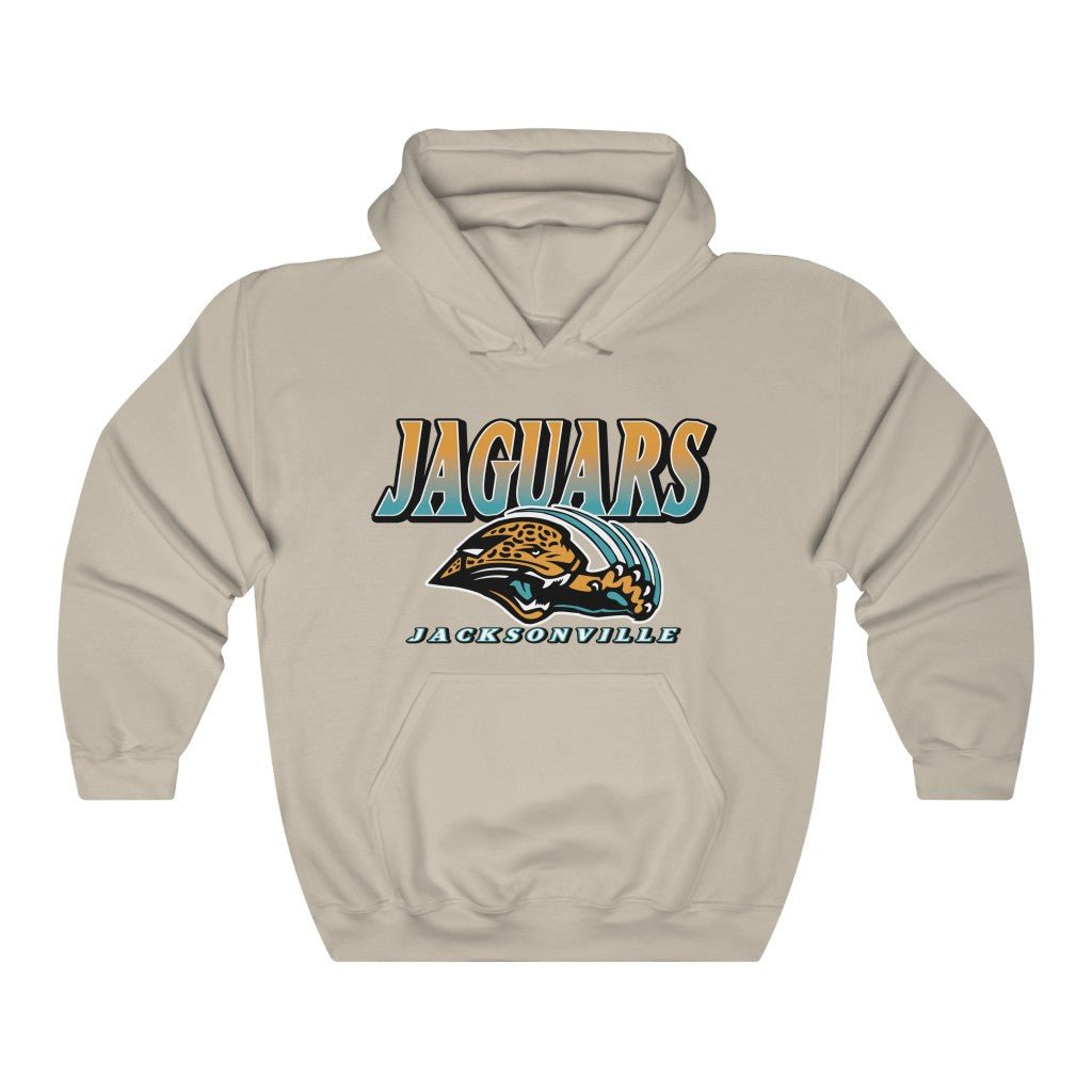 Jacksonville Jaguars Retro 1990's NFL Unisex Hoodie Sweatshirt Shirt Gifts for Fans - Image 3