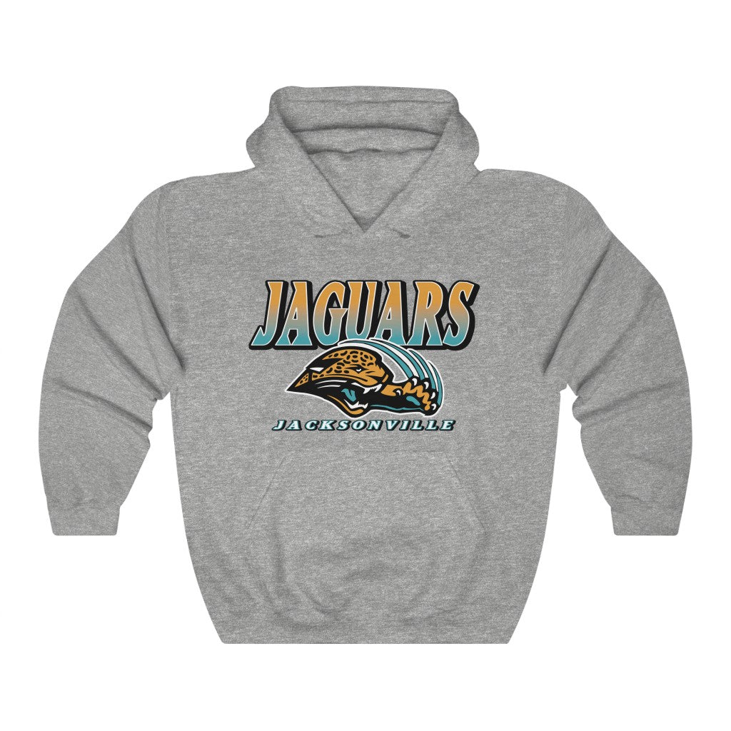 Jacksonville Jaguars Retro 1990's NFL Unisex Hoodie Sweatshirt Shirt Gifts for Fans - Image 4