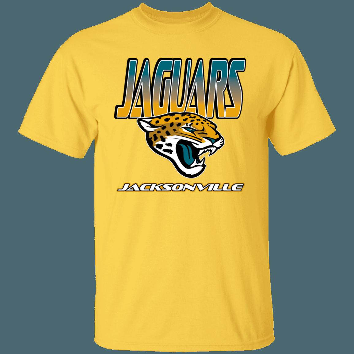 Jacksonville Jaguars Retro NFL T-Shirt Sweatshirt Hoodie Gifts for Fans - Image 3