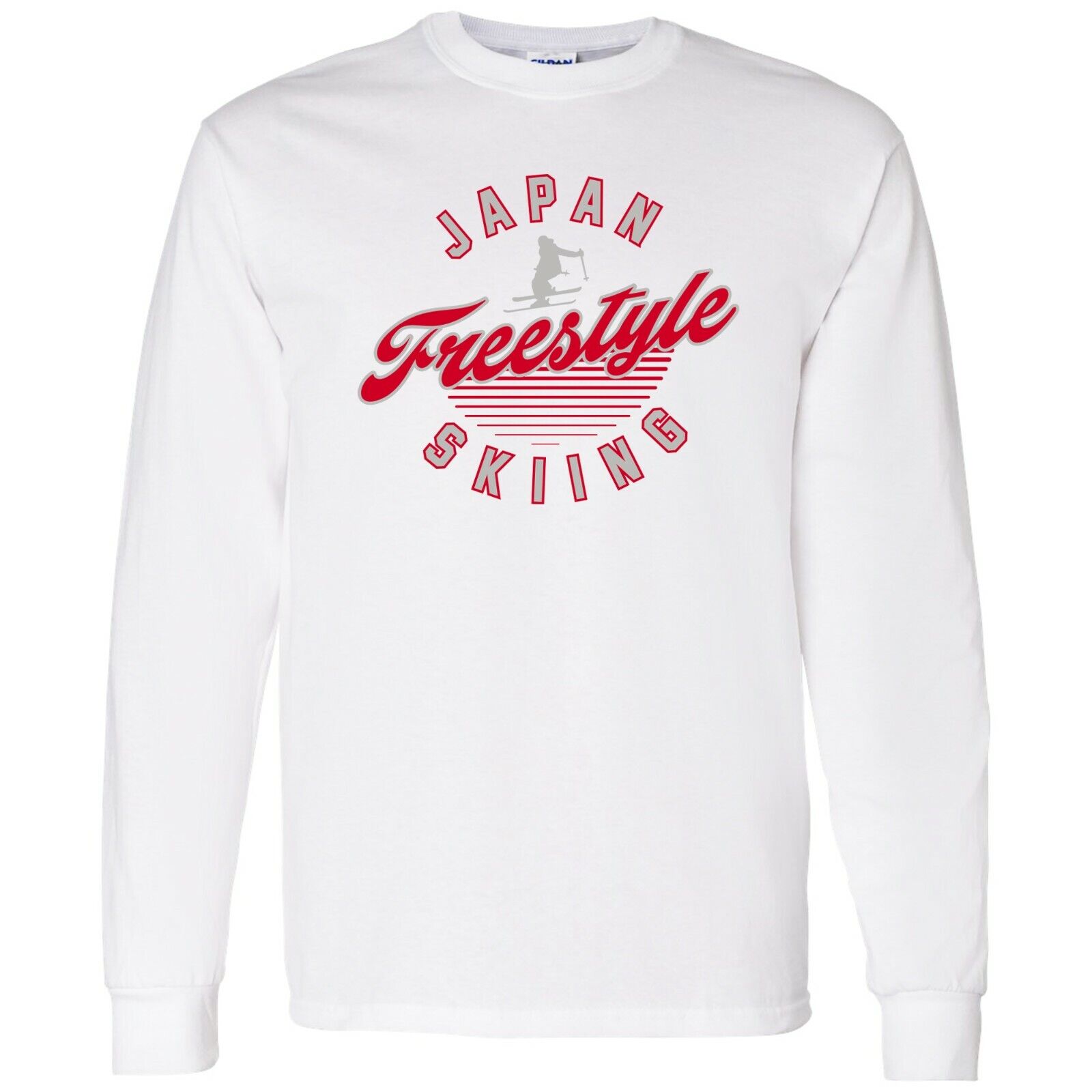 Japan Freestyle Skiing - Winter Sports Competition Shirt Sweatshirt Pullover Hoodie Reprinted Full Color Full Size