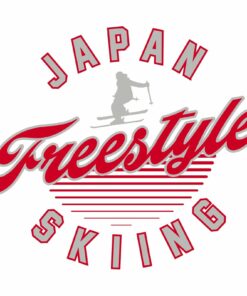 Japan Freestyle Skiing - Winter Sports Competition Shirt Sweatshirt Pullover Hoodie Reprinted Full Color Full Size