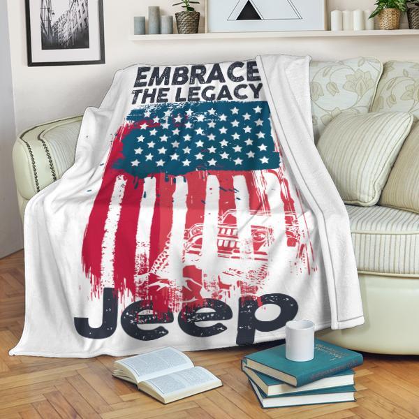 Jeep Blanket Gift for Jeep Lovers