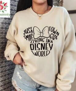 Just A Small Town Girl Disney Shirt, Vintage Disneyland Rainbow Shirt, Disney Rainbow Shirt, Vintage Mickey And Friends Shirt