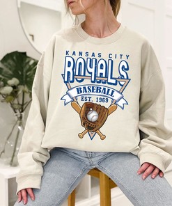 Kansas City Baseball Crewneck Sweatshirt, Vintage Kansas City Baseball Shirt, Kansas City MLB Shirt, Baseball Fan Gift,Kansas City Fan Shirt