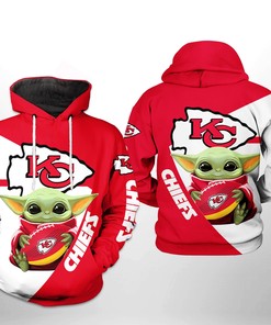 Kansas City Chiefs Nfl Baby Yoda Team 3D All Over Print Hoodie A Custom Hoodie For Fans Of The Football Team