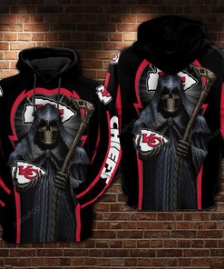 Kansas City Chiefs Nfl Football Skull Death 3D All Over Print Hoodie A Custom Hoodie For Men And Women