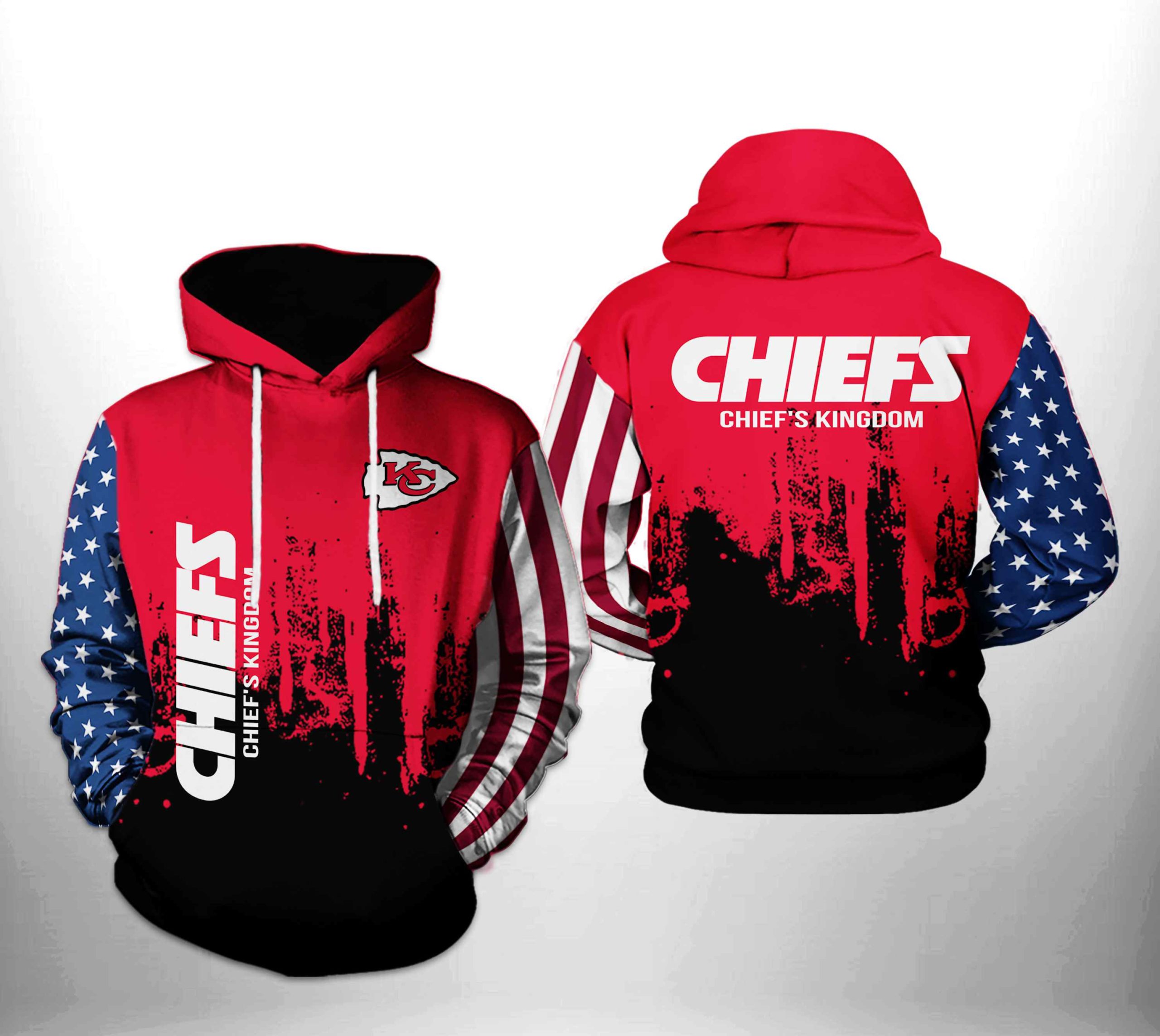 Kansas City Chiefs Nfl Team Us 3D All Over Print Zip Up Hoodie Option