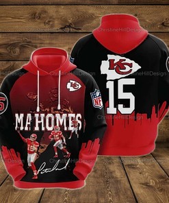 Kansas City Chiefs Patrick American Football Team Nfl Mahomes 3D All Over Print Zip Up Hoodie Option