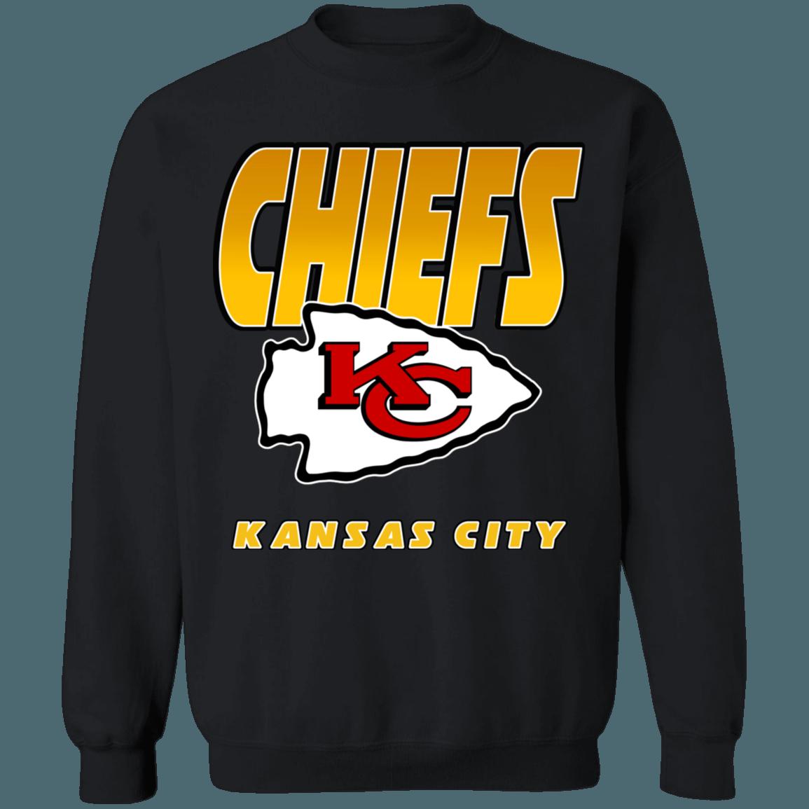 Kansas City Chiefs Retro NFL Crewneck Sweatshirt Hoodie Shirt Gifts for Fans - Image 2