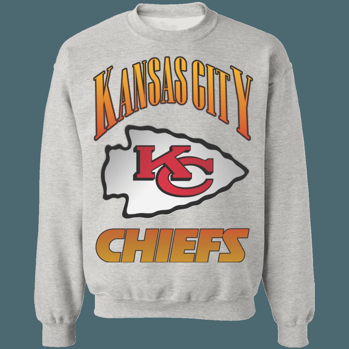 Kansas City Chiefs Vintage NFL Crewneck Sweatshirt Hoodie Shirt Gifts for Fans - Image 3