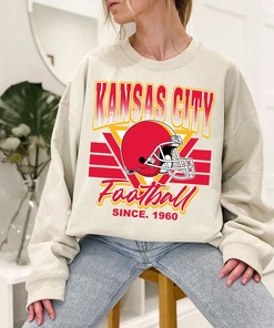Kansas City Football Team Sweatshirt, Vintage Kansas City Football Crewneck Sweatshirt, American Football Fan, NFL Shirt