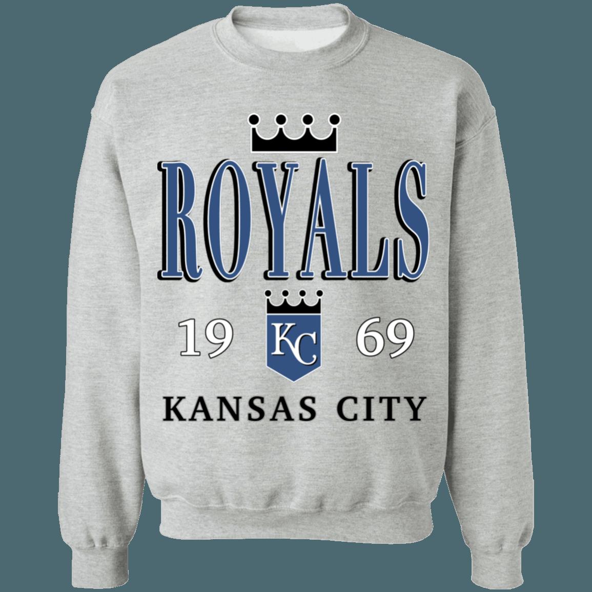 Kansas City Royals Vintage MLB Crewneck Sweatshirt Hoodie Shirt Gifts for Fans