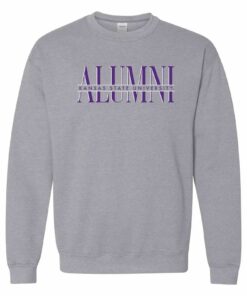 Kansas State Wildcats Classic Alumni Shirt Sweatshirt Pullover Hoodie Reprinted Full Color Full Size