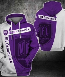 Kapuzenpullover Vfl Osnabrück Unisex 3D All Over Print Zip Up Hoodie Option